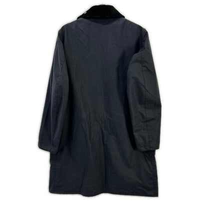 Barbour MWX0534NY91 3-Warrant Border Oiled Dark Navy Jacket Size 36