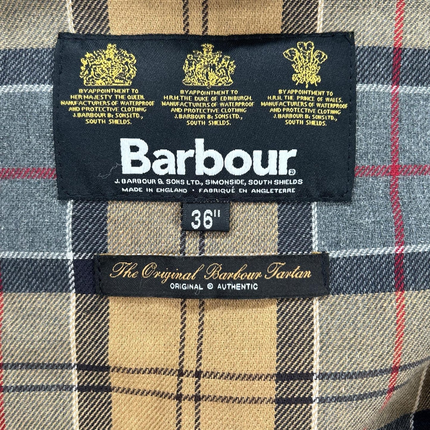 Barbour MWX0534NY91 3-Warrant Border Oiled Dark Navy Jacket Size 36