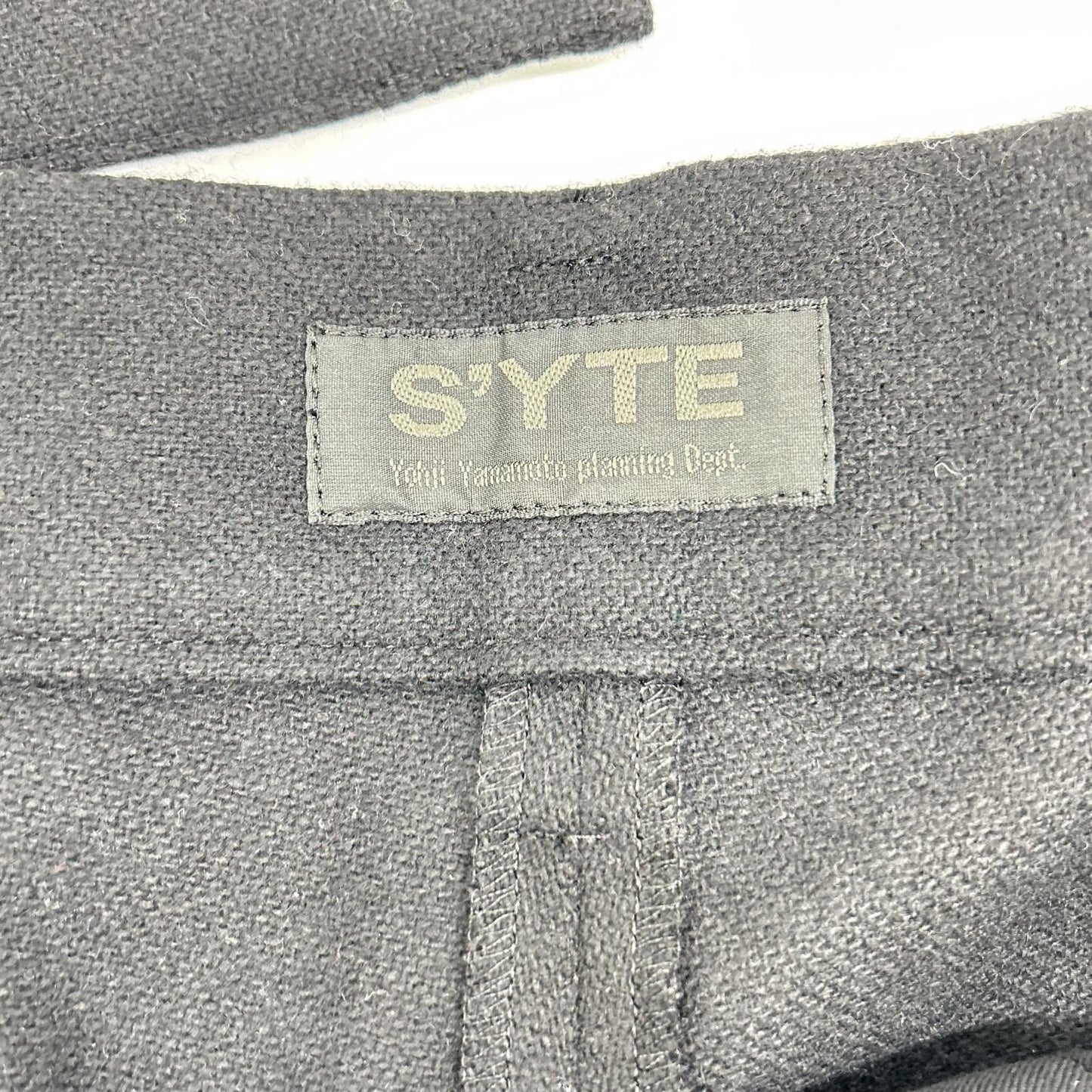 S'YTE 22AW Flannel Waist Adjustable Pants Black Size 3