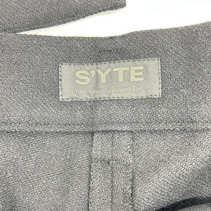 S'YTE 22AW Flannel Waist Adjustable Pants Black Size 3