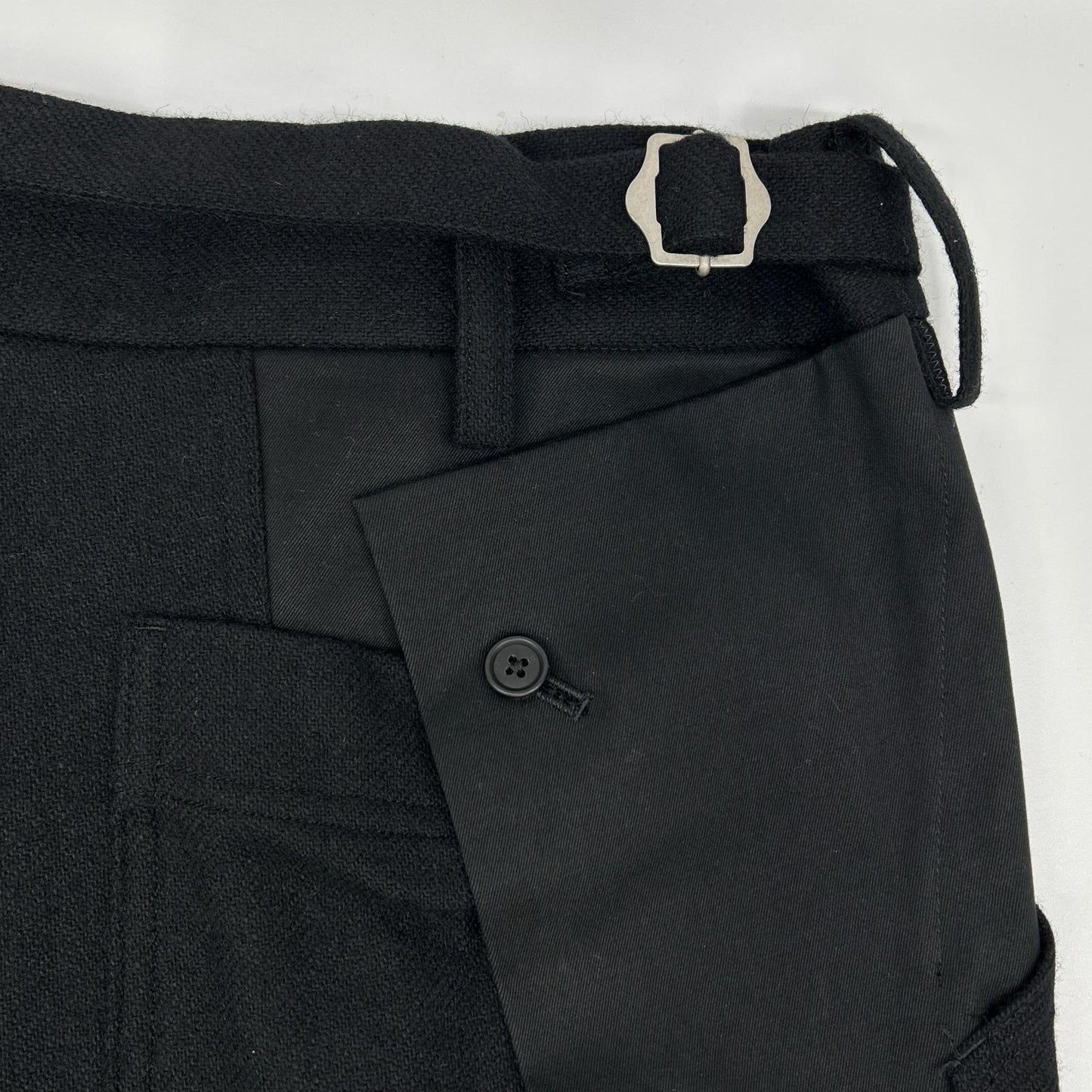 S'YTE 22AW Flannel Waist Adjustable Pants Black Size 3
