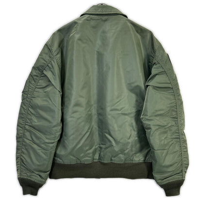 AVIREX Topgun CWU 36P VX-31 Nylon Jacket Sage Green Size XL