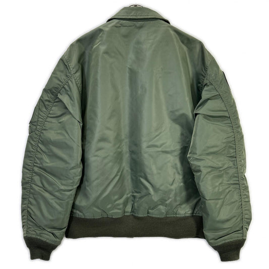 AVIREX Topgun CWU 36P VX-31 Nylon Jacket Sage Green Size XL