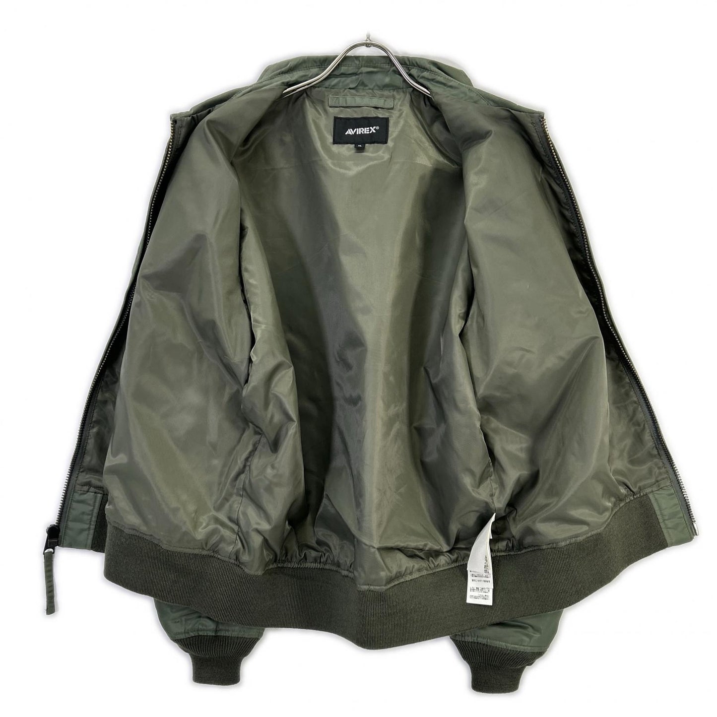 AVIREX Topgun CWU 36P VX-31 Nylon Jacket Sage Green Size XL