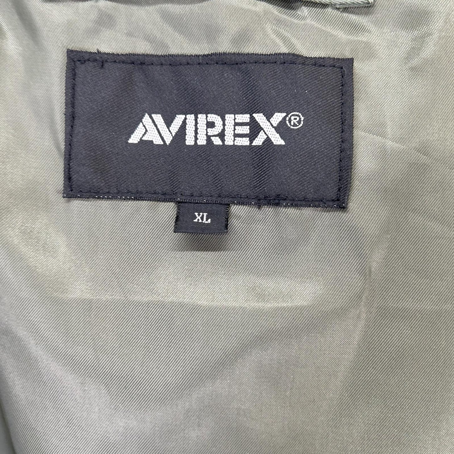AVIREX Topgun CWU 36P VX-31 Nylon Jacket Sage Green Size XL