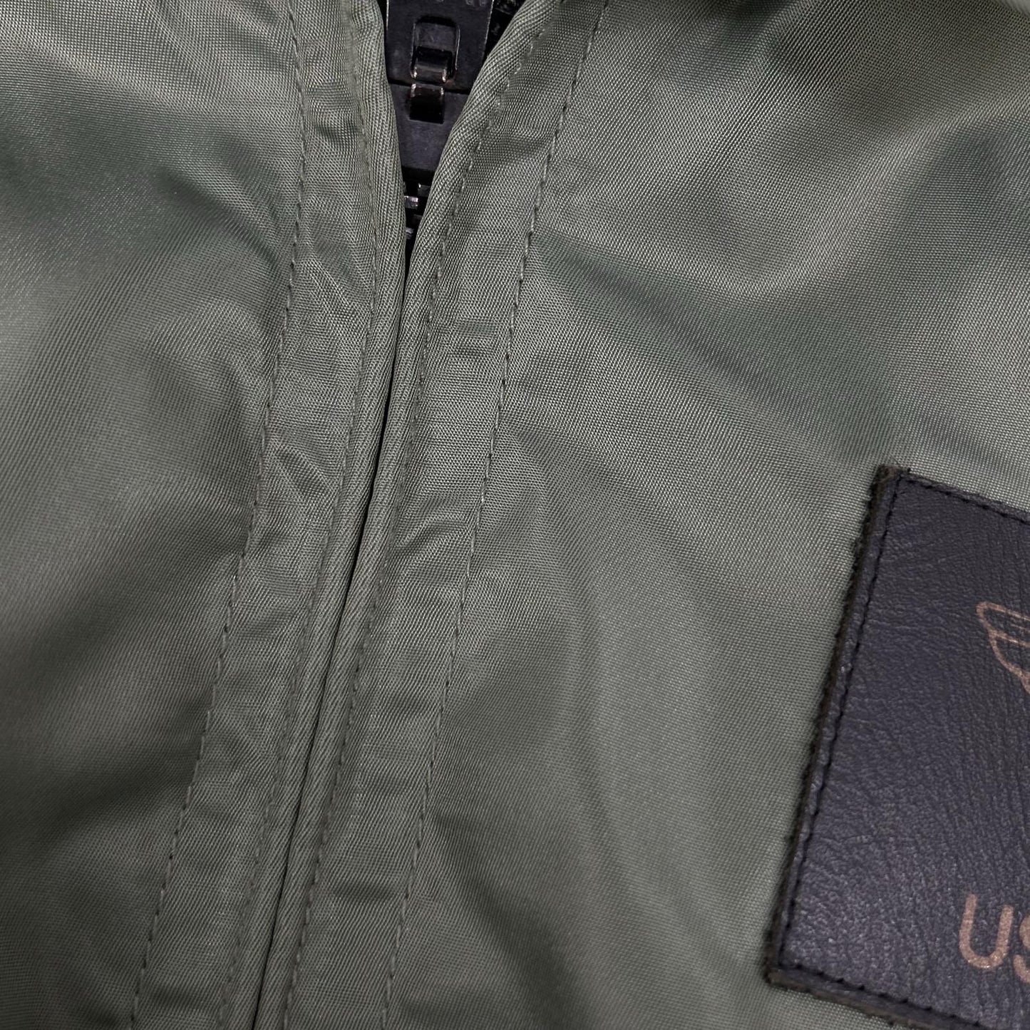 AVIREX Topgun CWU 36P VX-31 Nylon Jacket Sage Green Size XL