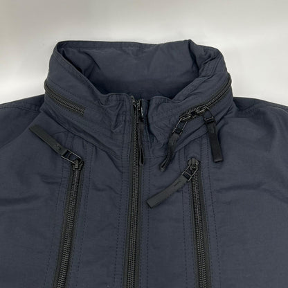 ISSEY MIYAKE 04AW Multi-Zip Nylon Down Jacket Navy Size 3