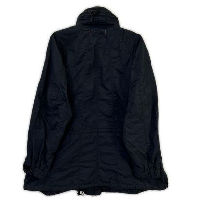 ISSEY MIYAKE 2004 Nylon Zip Parachute Coat Dark Navy Size 2
