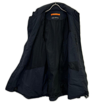 ISSEY MIYAKE 2004 Nylon Zip Parachute Coat Dark Navy Size 2