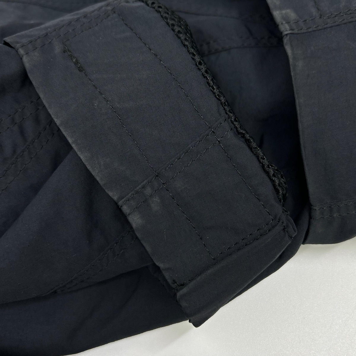 ISSEY MIYAKE 2004 Nylon Zip Parachute Coat Dark Navy Size 2