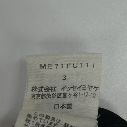 ISSEY MIYAKE 07 ME71FU111 Cotton 3B Blazer Black Size 3