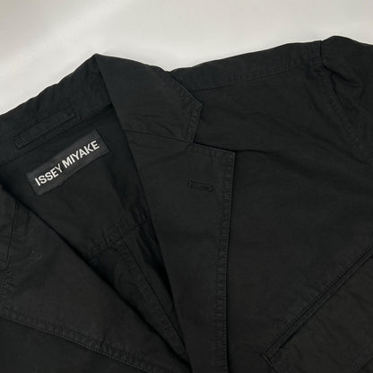 ISSEY MIYAKE 07 ME71FU111 Cotton 3B Blazer Black Size 3