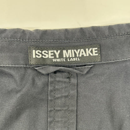 ISSEY MIYAKE WHITE LABEL 04 Cotton 3B Blazer Black Size 2