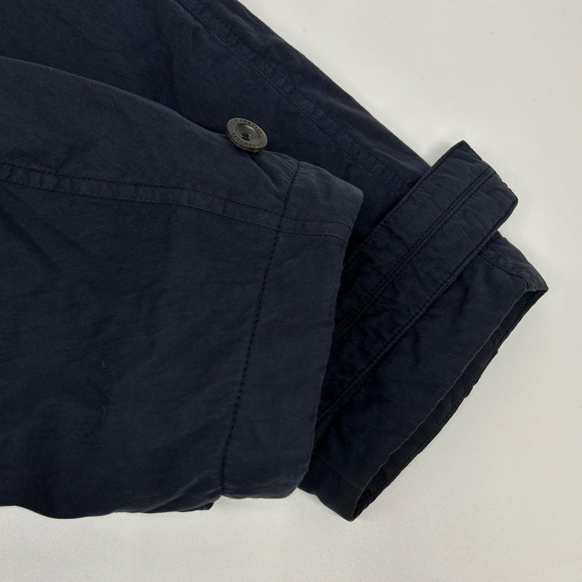C.P.COMPANY 00s Nylon Balmacaan Coat Dark Navy Size 48