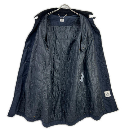 C.P.COMPANY 00s Nylon Balmacaan Coat Dark Navy Size 48