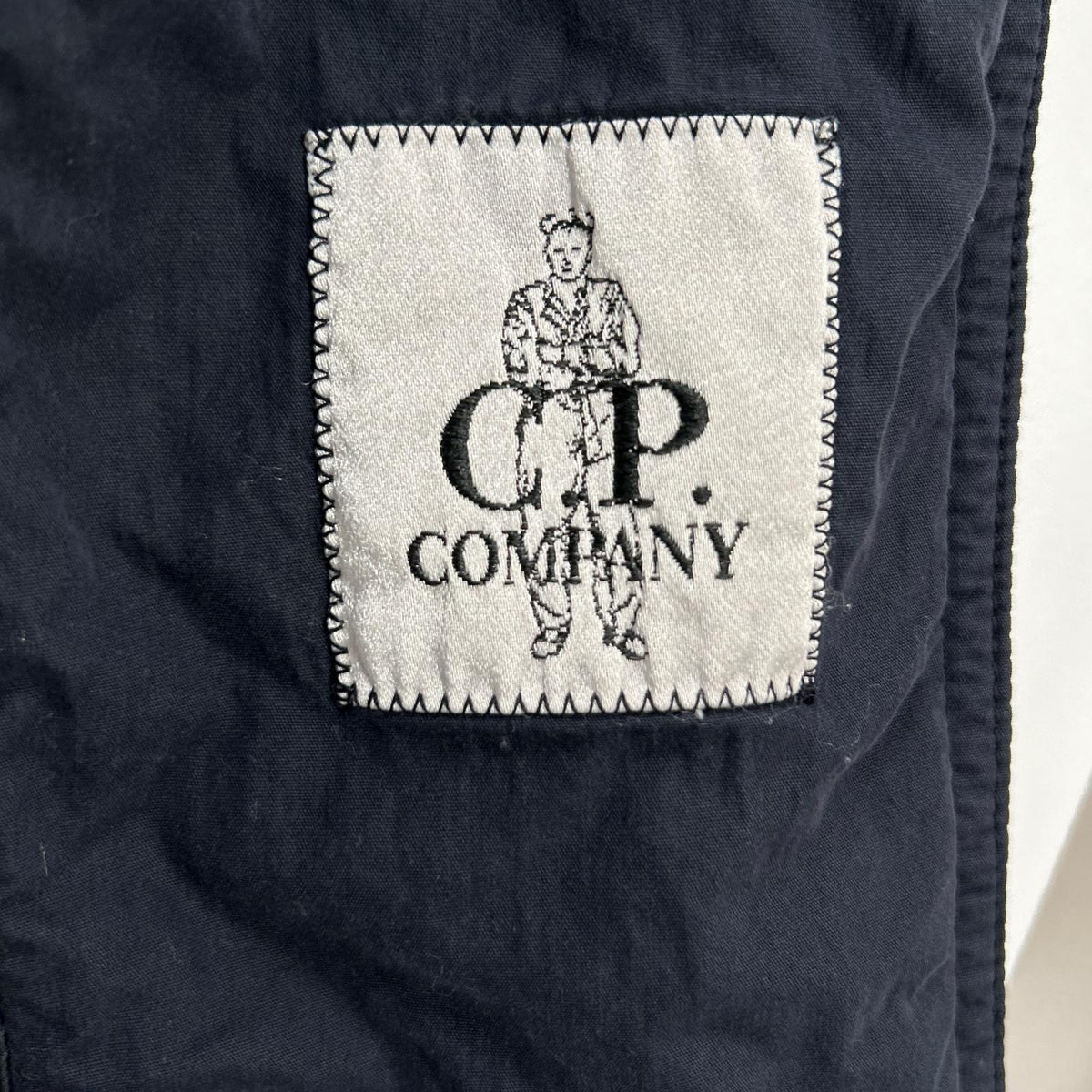 C.P.COMPANY 00s Nylon Balmacaan Coat Dark Navy Size 48