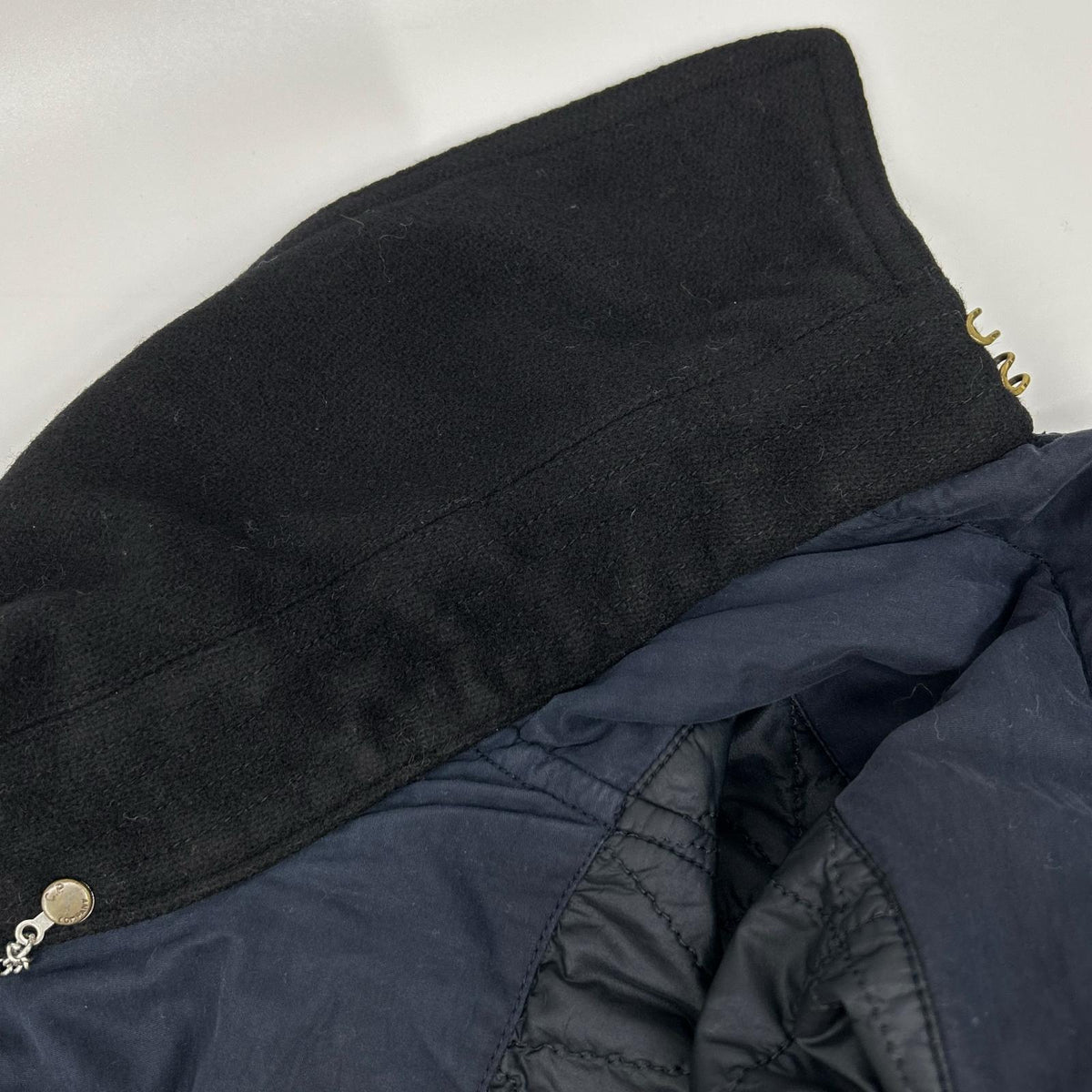 C.P.COMPANY 00s Nylon Balmacaan Coat Dark Navy Size 48