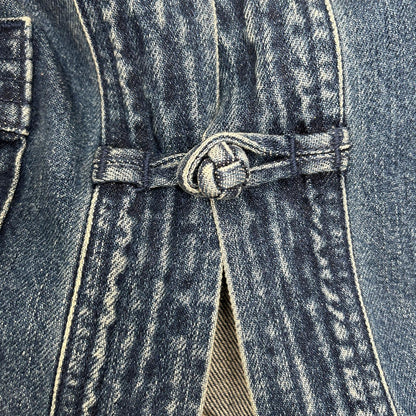 A.P.C. 25802-1-37191 Denim China Jacket Indigo Size XS