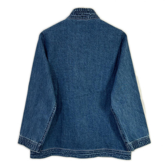 A.P.C. 25802-1-37191 Denim China Jacket Indigo Size XS