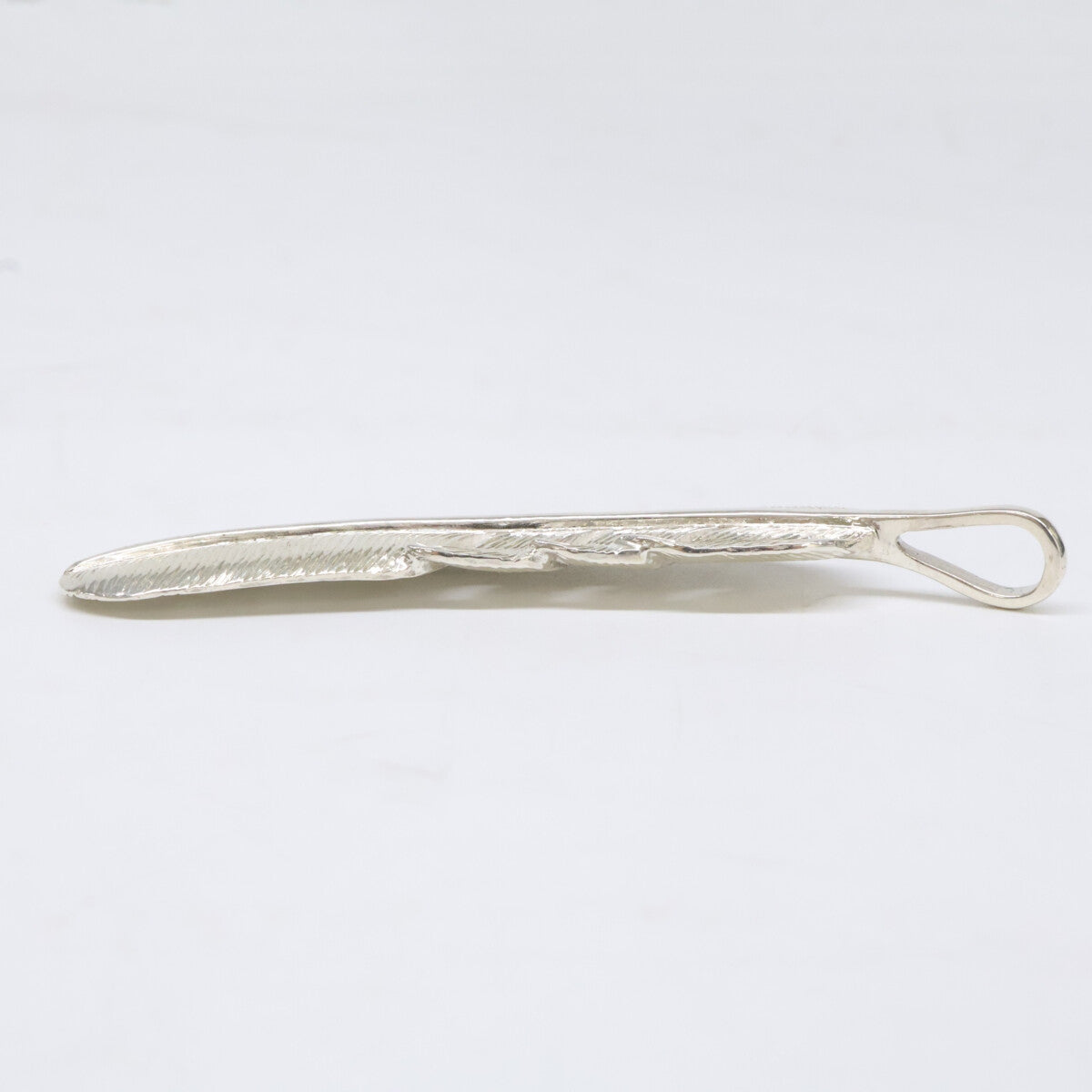 KENSHIRO Silver Wabori Feather Necklace L Size ONE SIZE