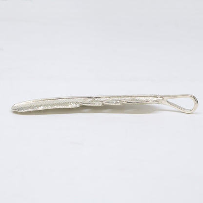 KENSHIRO Silver Wabori Feather Necklace L Size ONE SIZE