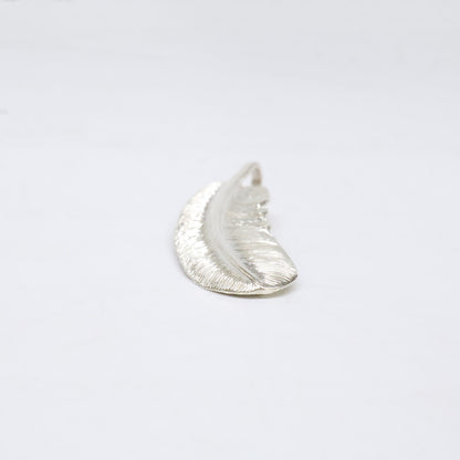 KENSHIRO Silver Wabori Feather Necklace L Size ONE SIZE