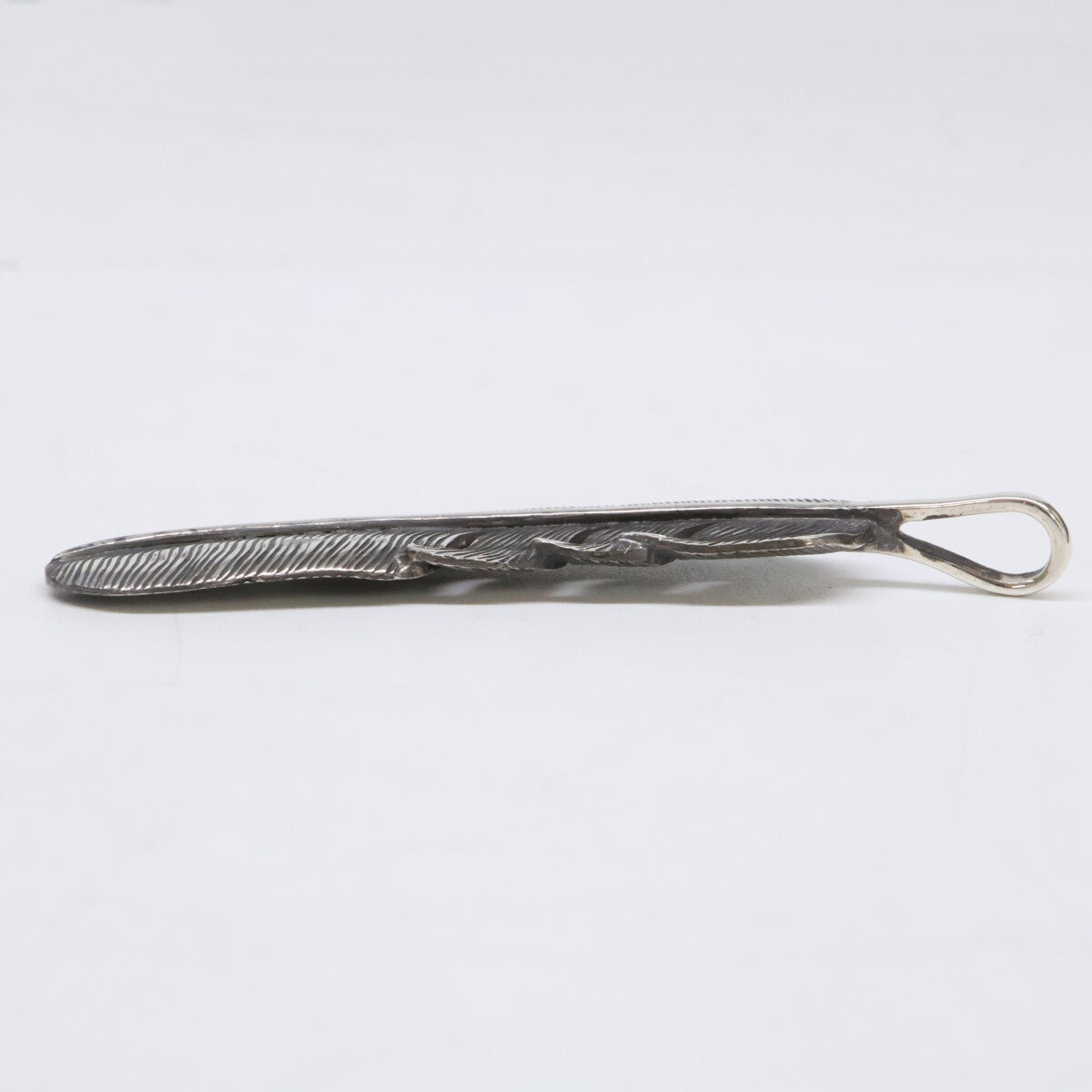 KENSHIRO Silver Wabori Feather Necklace L Size ONE SIZE