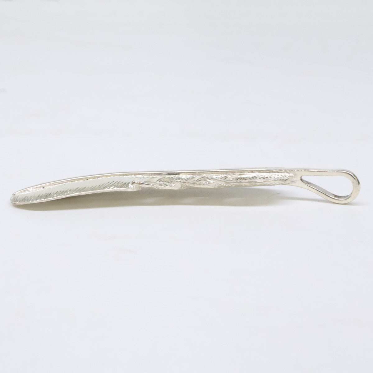 KENSHIRO Silver Wabori Feather Necklace L Size ONE SIZE