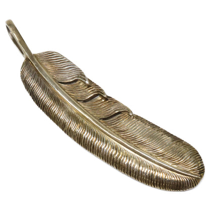 KENSHIRO Gold Wabori Feather Necklace L Size ONE SIZE