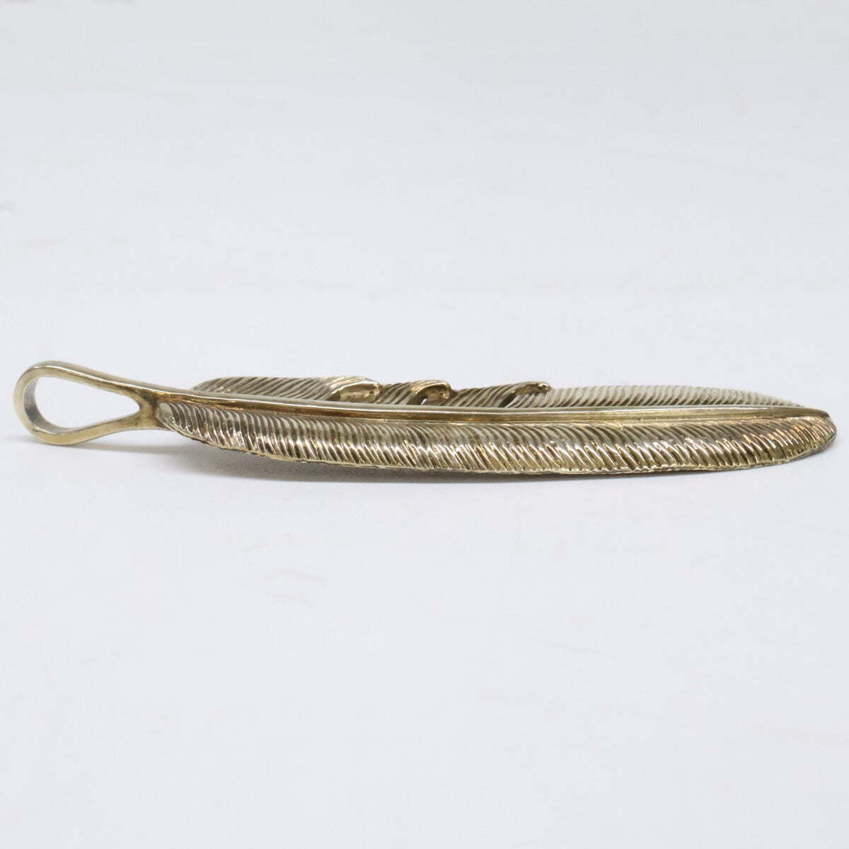 KENSHIRO Gold Wabori Feather Necklace L Size ONE SIZE