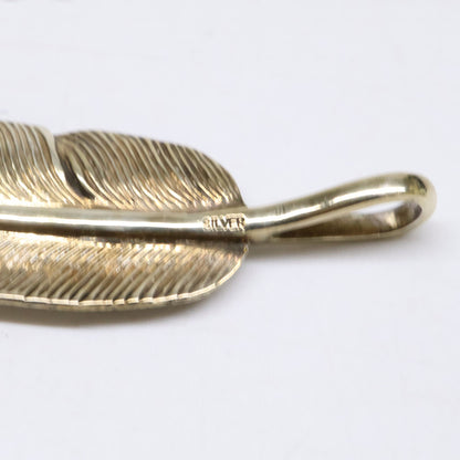 KENSHIRO Gold Wabori Feather Necklace L Size ONE SIZE