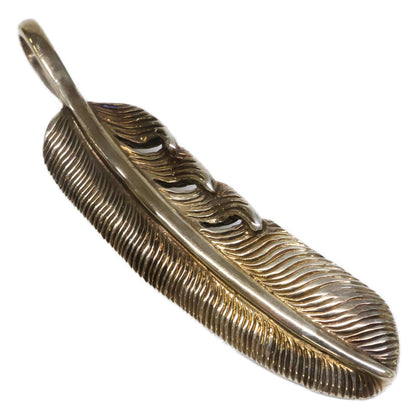 KENSHIRO Silver Wabori Feather Necklace S Size ONE SIZE