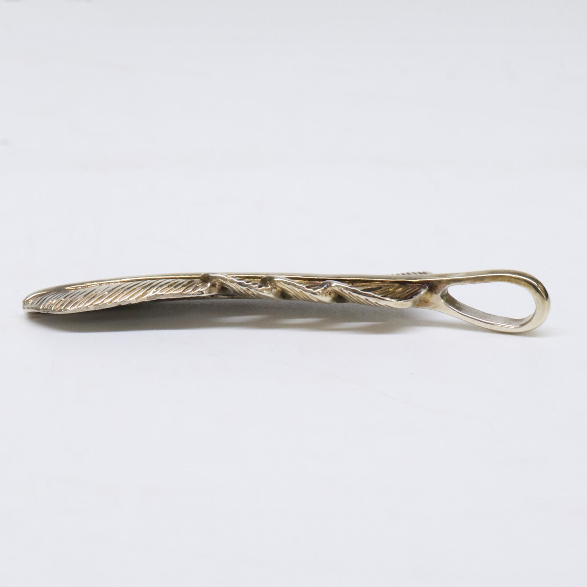 KENSHIRO Silver Wabori Feather Necklace S Size ONE SIZE