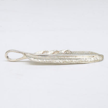 KENSHIRO Silver Wabori Feather Necklace S Size ONE SIZE