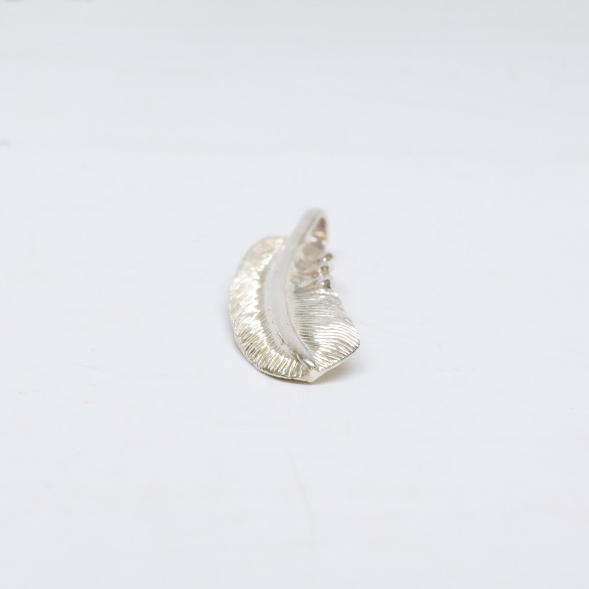 KENSHIRO Silver Wabori Feather Necklace S Size ONE SIZE