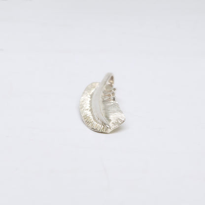 KENSHIRO Silver Wabori Feather Necklace S Size ONE SIZE