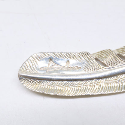 KENSHIRO Silver Wabori Feather Necklace S Size ONE SIZE
