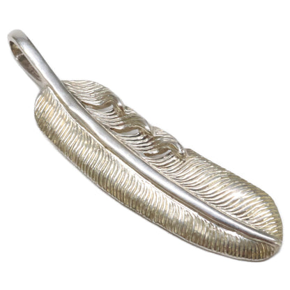 KENSHIRO Silver Wabori Feather Necklace S Size ONE SIZE