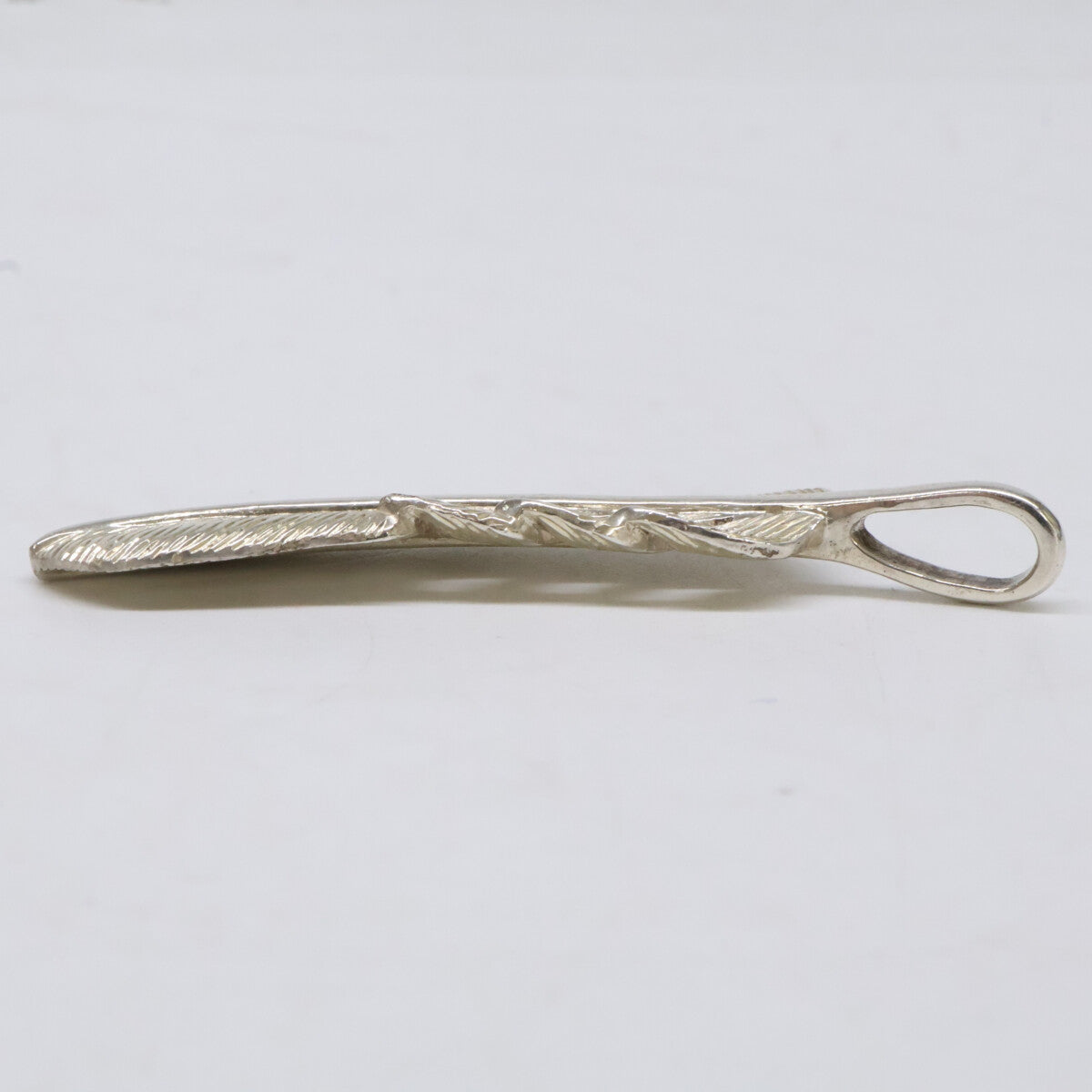 KENSHIRO Silver Wabori Feather Necklace S Size ONE SIZE
