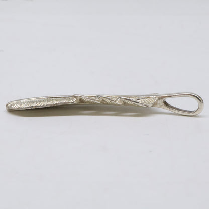 KENSHIRO Silver Wabori Feather Necklace S Size ONE SIZE