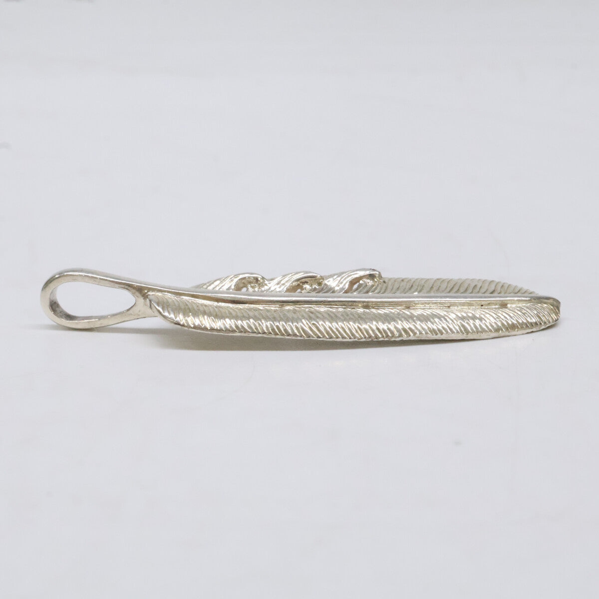 KENSHIRO Silver Wabori Feather Necklace S Size ONE SIZE