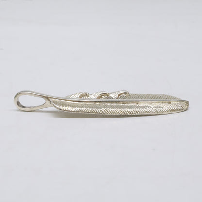 KENSHIRO Silver Wabori Feather Necklace S Size ONE SIZE
