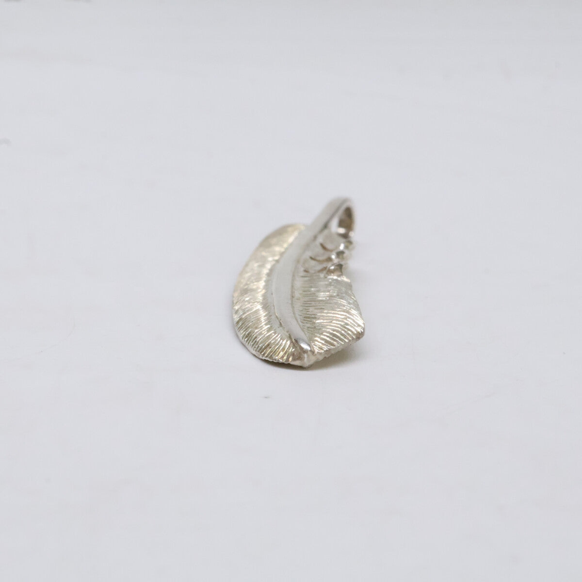 KENSHIRO Silver Wabori Feather Necklace S Size ONE SIZE