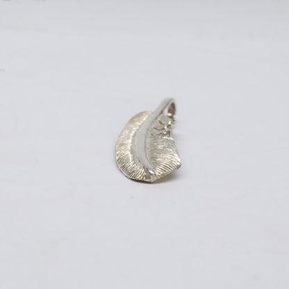 KENSHIRO Silver Wabori Feather Necklace S Size ONE SIZE