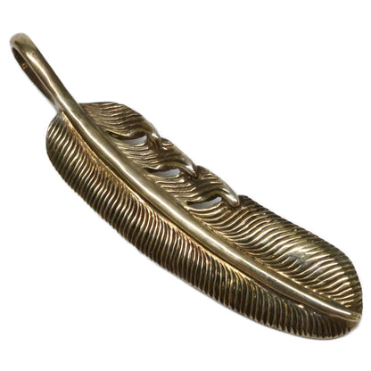 KENSHIRO Gold Wabori Feather Necklace S Size ONE SIZE