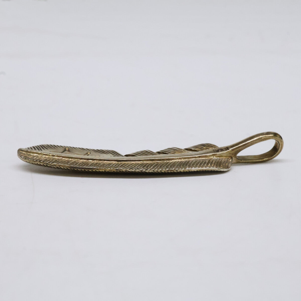 KENSHIRO Gold Wabori Feather Necklace S Size ONE SIZE
