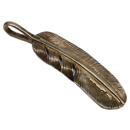 KENSHIRO Gold Wabori Feather Necklace S Size ONE SIZE