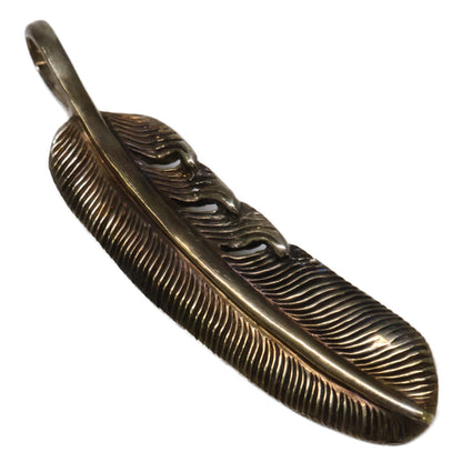 KENSHIRO Gold Wabori Feather Necklace S Size ONE SIZE