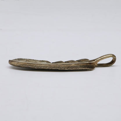KENSHIRO Gold Wabori Feather Necklace S Size ONE SIZE