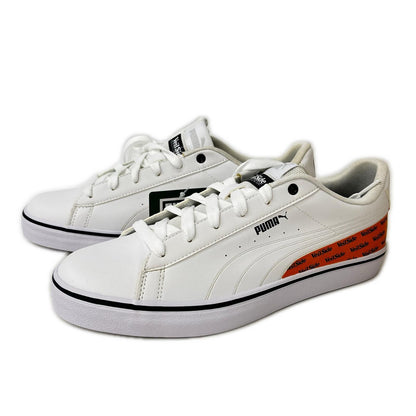 PUMA xVeilSide V COURT VULC EB Sneakers White Orange Size 27